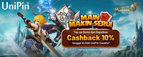 Dragon Nest M Classic Hadir dengan Update Baru. Ayo Main Makin Seru Dengan Top Up Gems dapat Cashback 10%